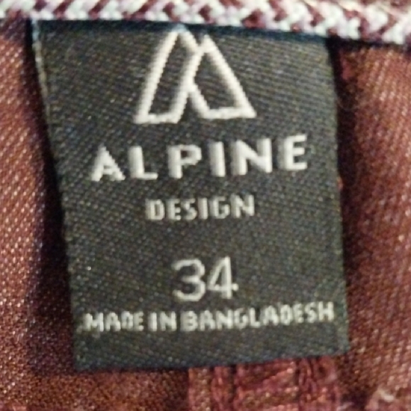 ALPINE Golf Men's Marron Shorts Golf - Picture 5 of 6